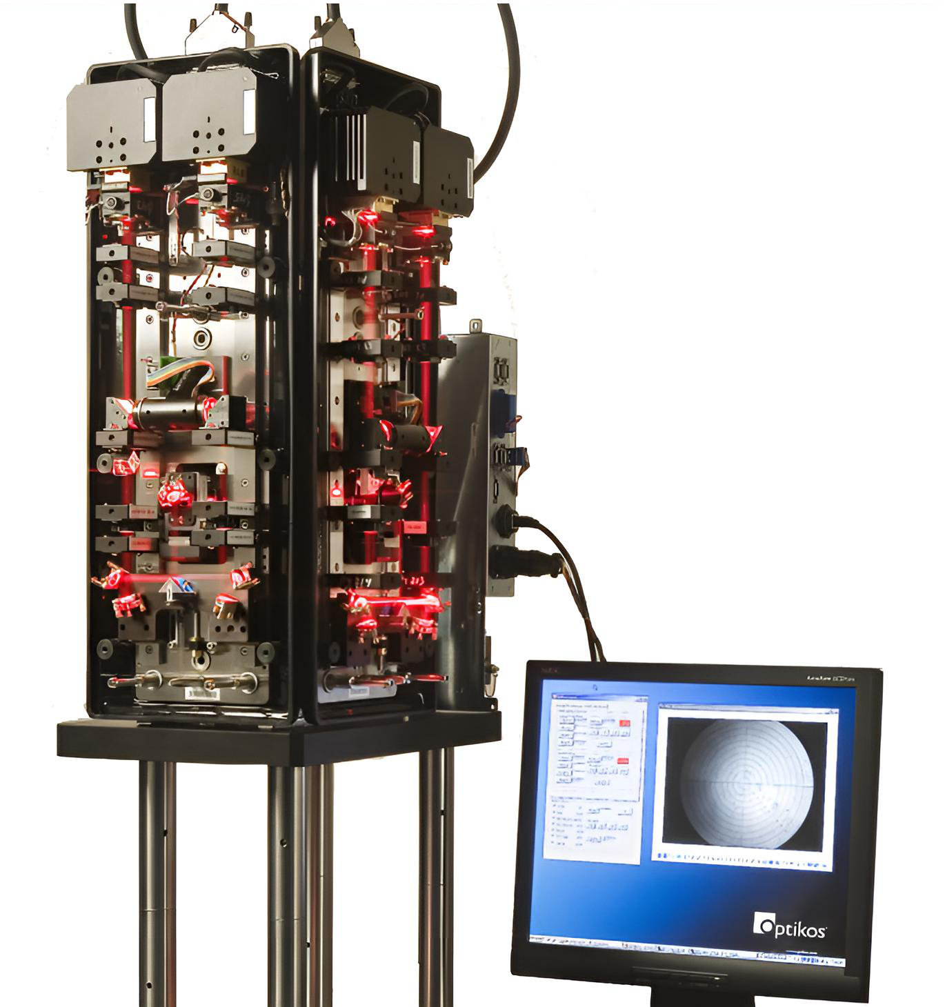 遺伝子配列解析装置の光学システム