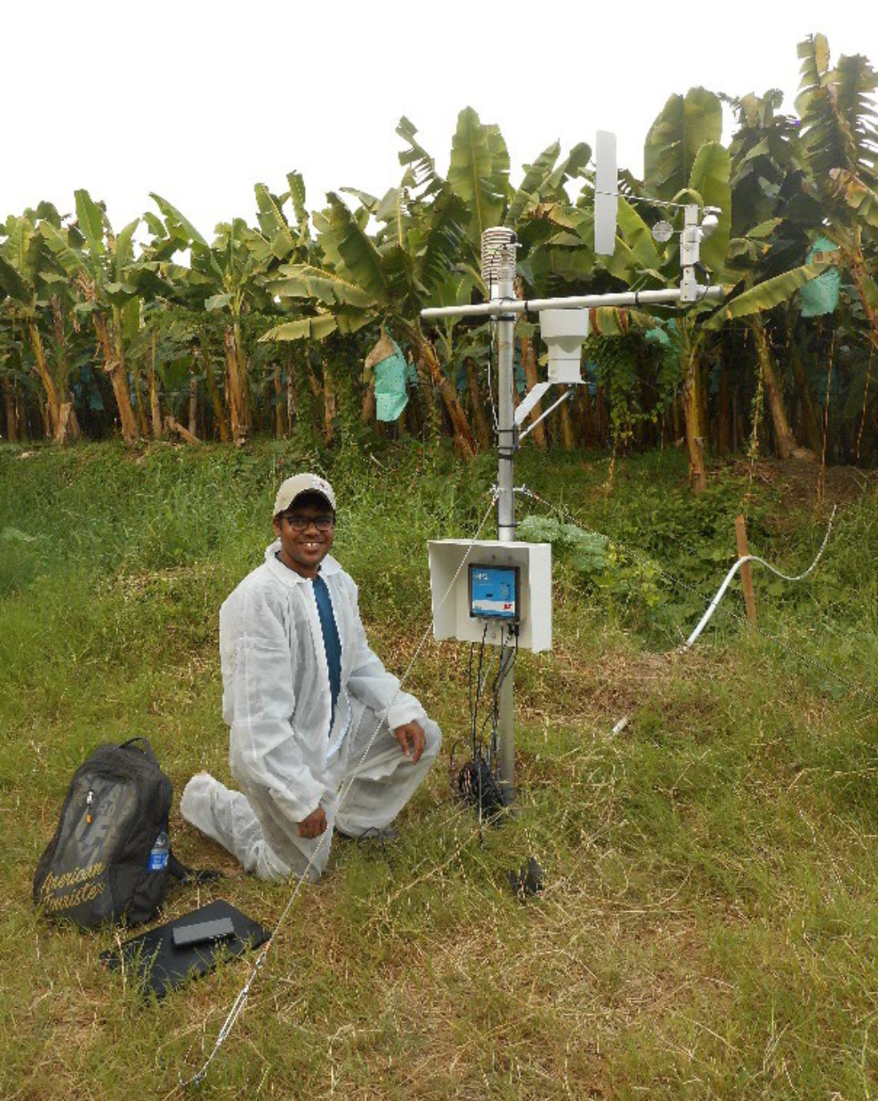 Banana irrigation research in Colombia